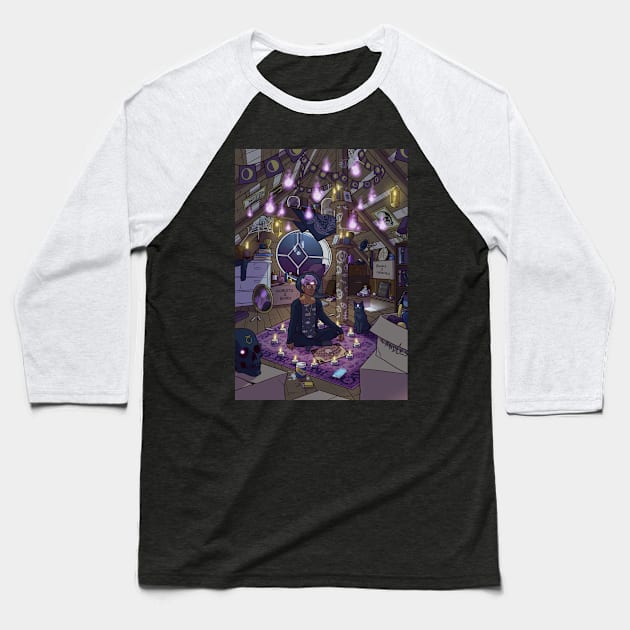 Modern Male Witch Attic Baseball T-Shirt by Brenna-Ivy Art